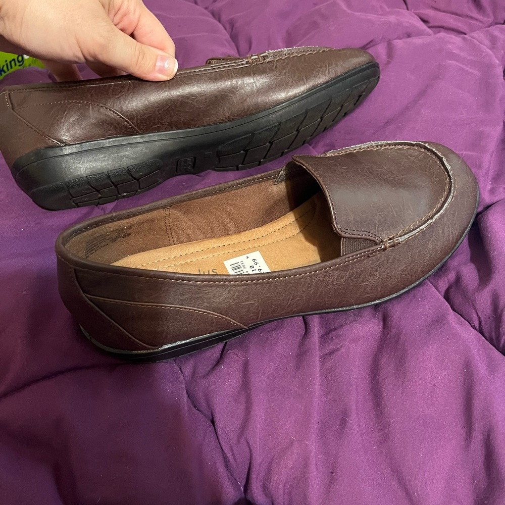 Womens Brown Loafers